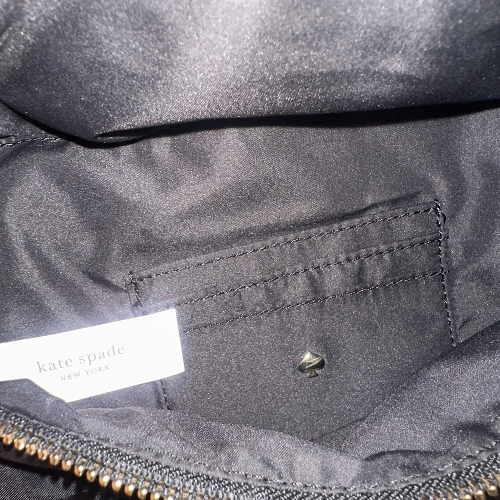 NWOT Kate Spade New York Watson Lane Betty Nylon Black Belt Bag - Picture 2 of 3